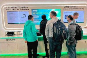OFC2025丨全链路实时演示1.6T 快盈lll平台 AEC铜缆模块
